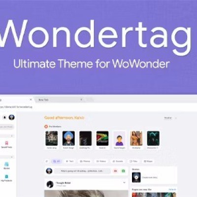 WoWonder特色主题Wondertag v2.7.2 Profile Picture
